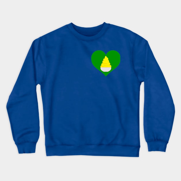 Pineapple Whip Is In The Heart Crewneck Sweatshirt by PartyOfTwo